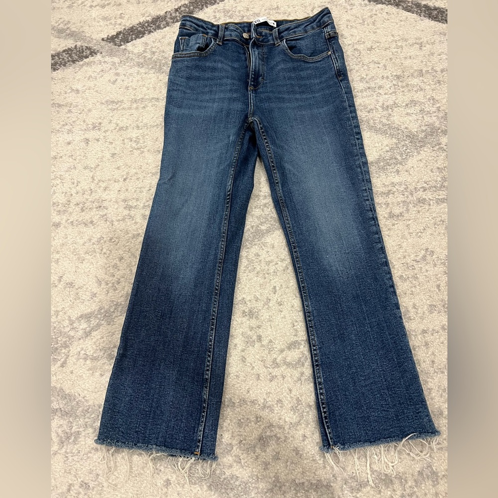 ZARA BLUE JEANS BRAND NEW HIGH WAISTED